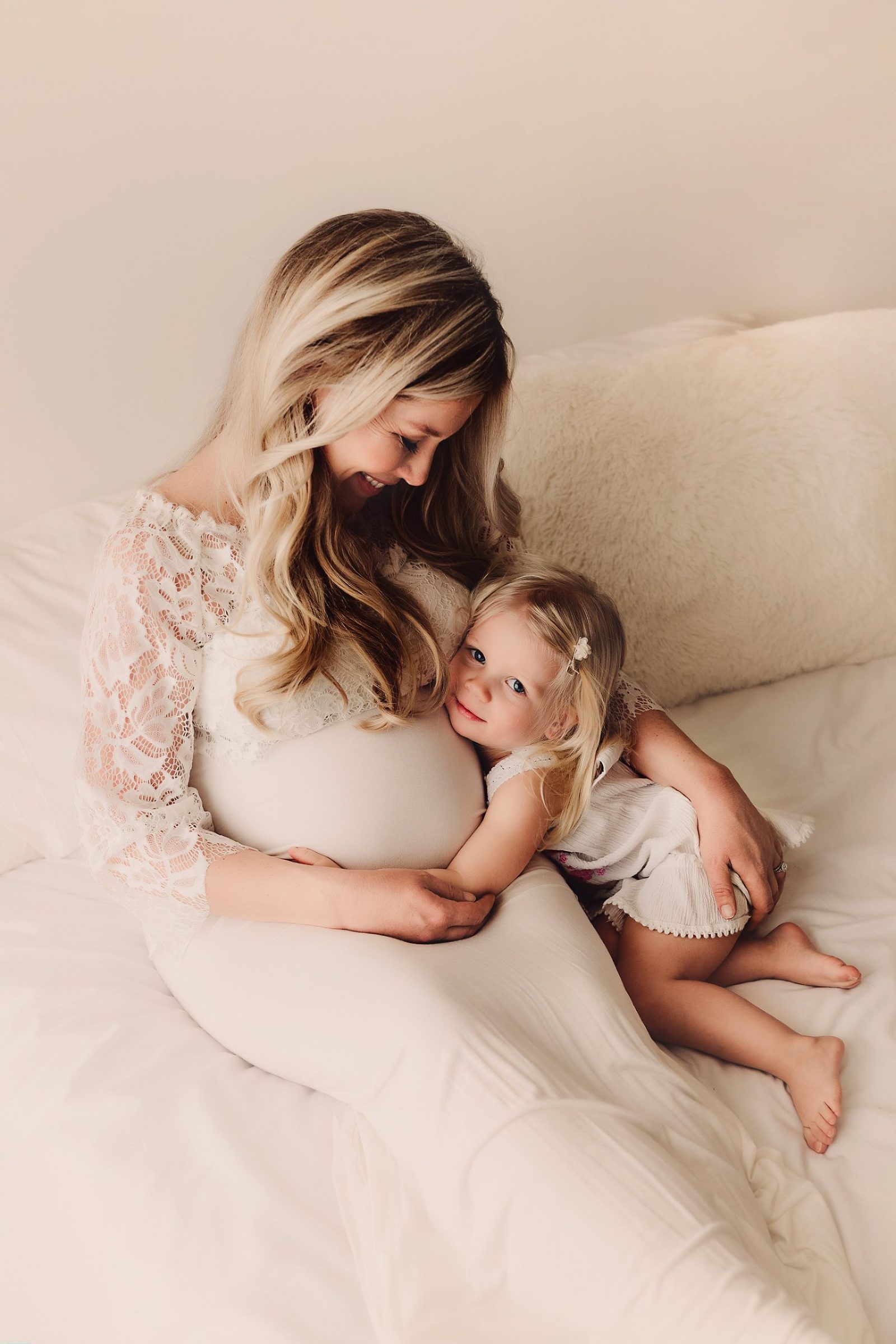 Maternity Photos white dress